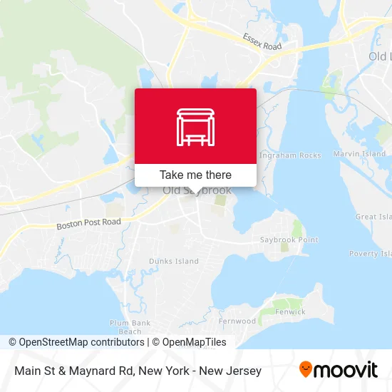 Main St & Maynard Rd map
