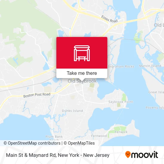 Main St & Maynard Rd map