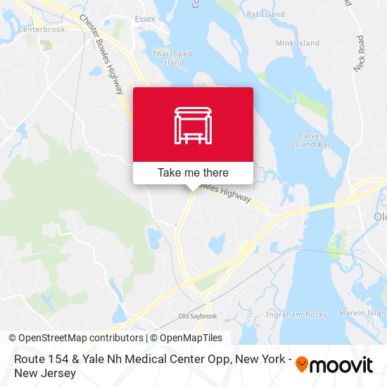 Route 154 & Yale Nh Medical Center Opp map