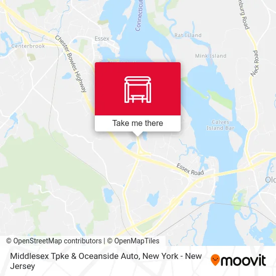 Middlesex Tpke & Oceanside Auto map