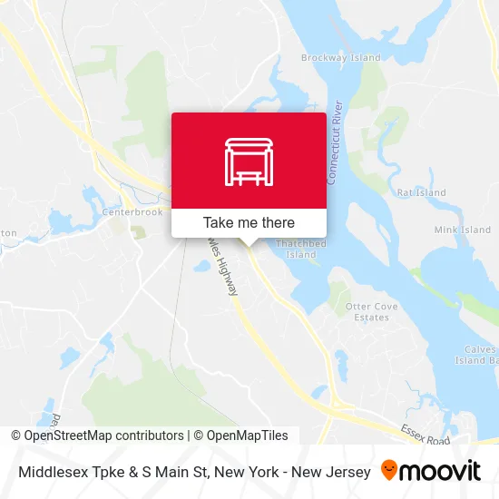 Middlesex Tpke & S Main St map