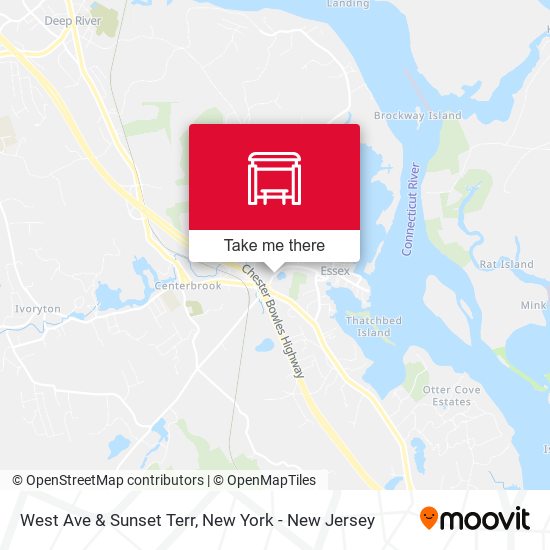 Mapa de West Ave & Sunset Terr