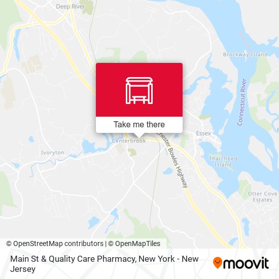 Main St & Quality Care Pharmacy map