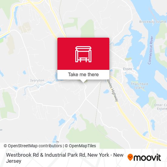Mapa de Westbrook Rd & Industrial Park Rd