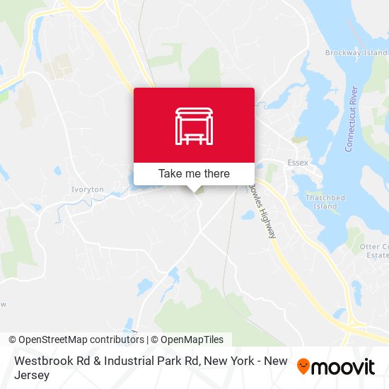 Westbrook Rd & Industrial Park Rd map