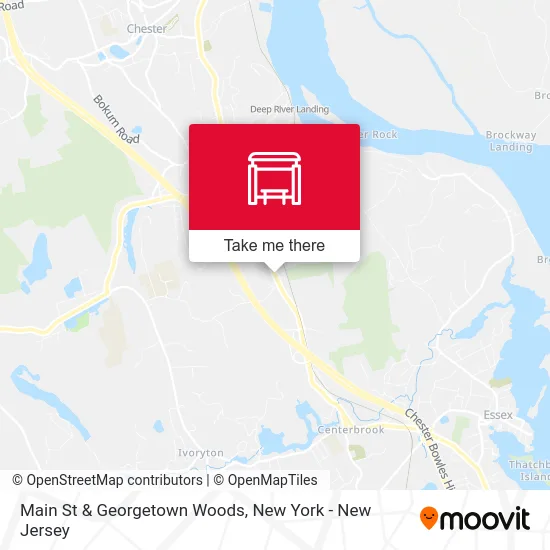 Main St & Georgetown Woods map