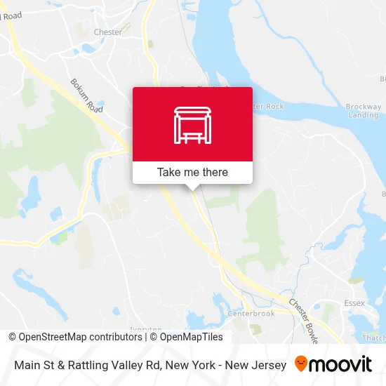 Main St & Rattling Valley Rd map