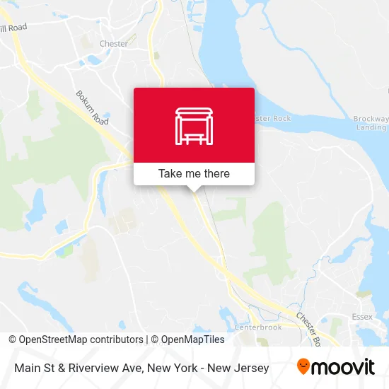 Main St & Riverview Ave map