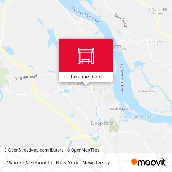 Main St & School Ln map