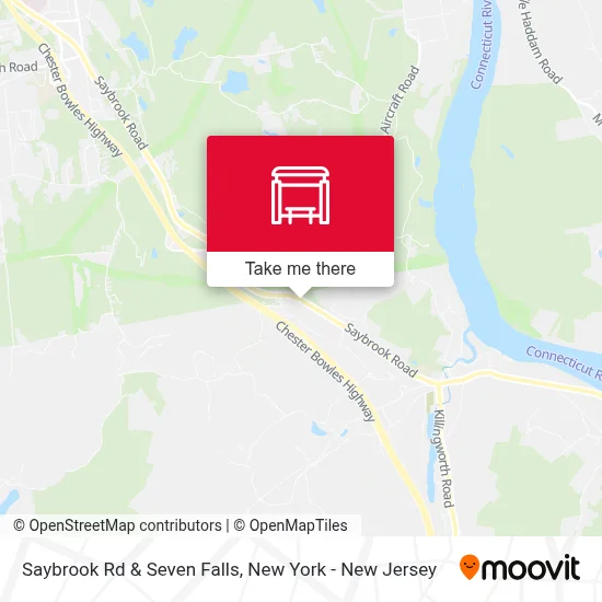 Saybrook Rd & Seven Falls map