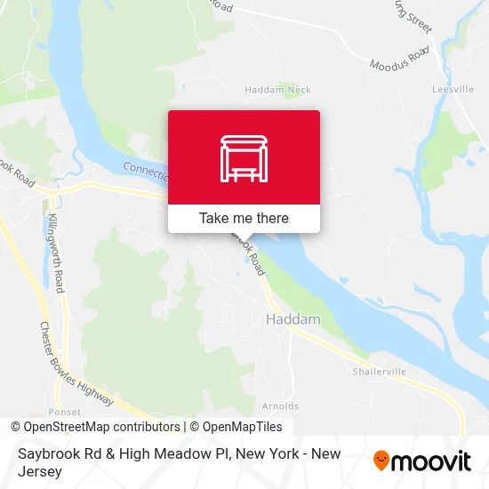 Saybrook Rd & High Meadow Pl map