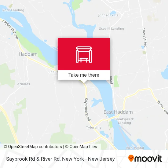 Saybrook Rd & River Rd map