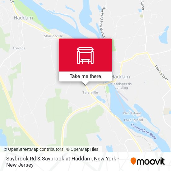 Saybrook Rd & Saybrook at Haddam map