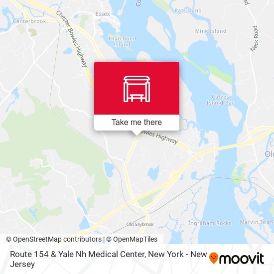 Route 154 & Yale Nh Medical Center map
