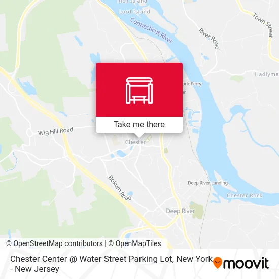 Chester Center @ Water Street Parking Lot map