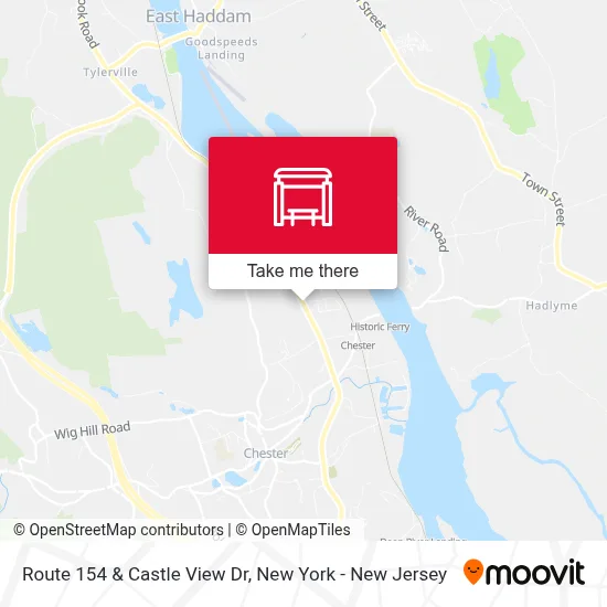 Route 154 & Castle View Dr map