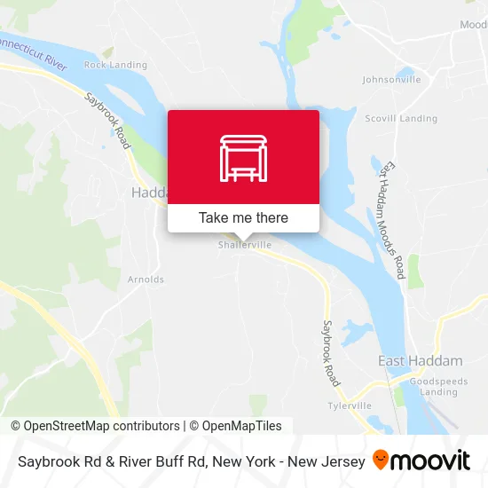 Saybrook Rd & River Buff Rd map