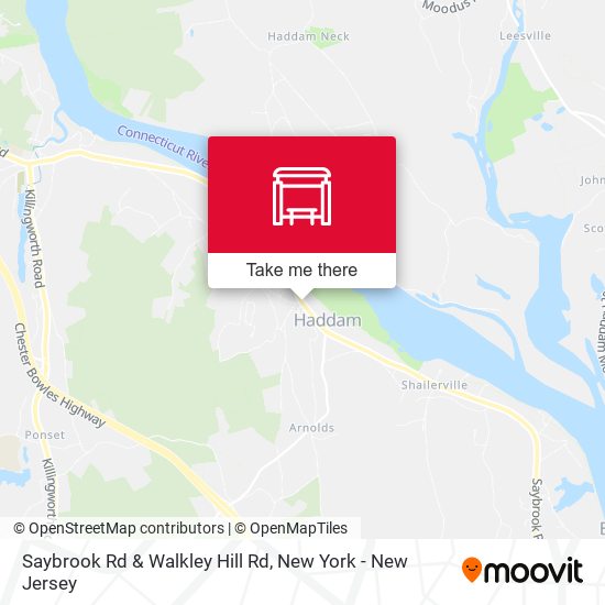 Mapa de Saybrook Rd & Walkley Hill Rd