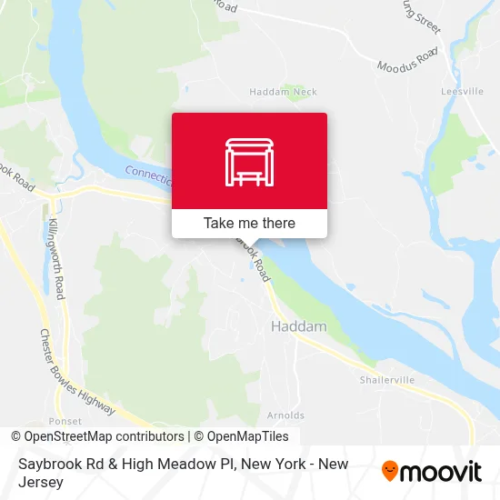 Saybrook Rd & High Meadow Pl map