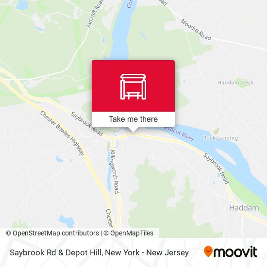 Mapa de Saybrook Rd & Depot Hill