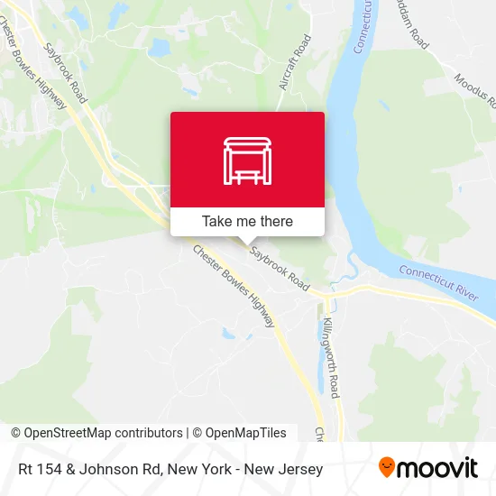 Rt 154 & Johnson Rd map