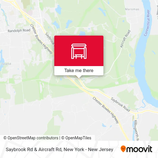 Saybrook Rd & Aircraft Rd map