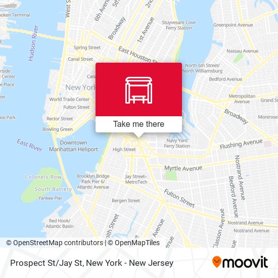 Prospect St/Jay St map