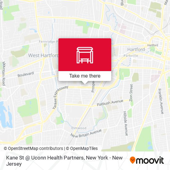 Mapa de Kane St @ Uconn Health Partners