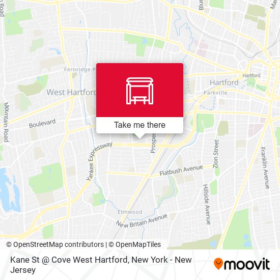 Mapa de Kane St @ Cove West Hartford
