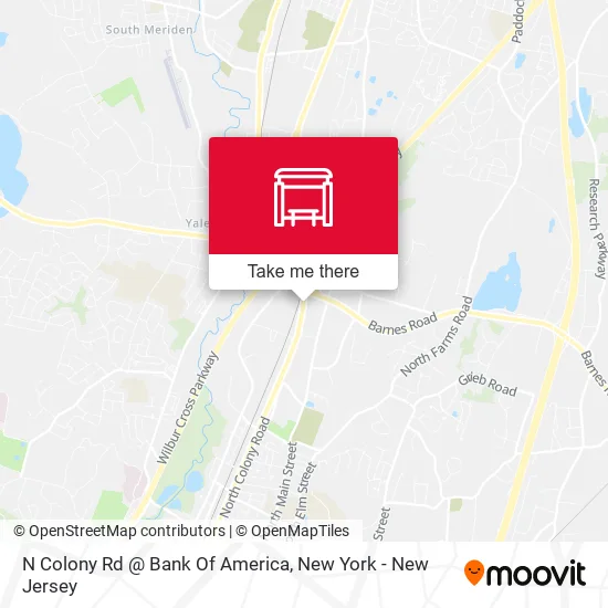 Mapa de N Colony Rd @ Bank Of America