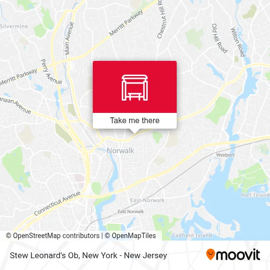 Stew Leonard's Ob map