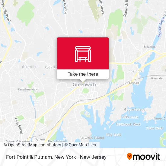 Fort Point & Putnam map