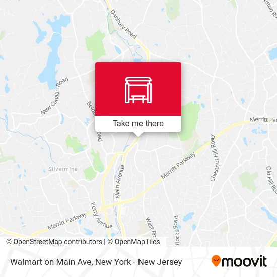 Walmart on Main Ave map