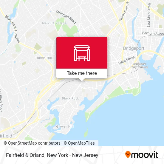 Fairfield & Orland map