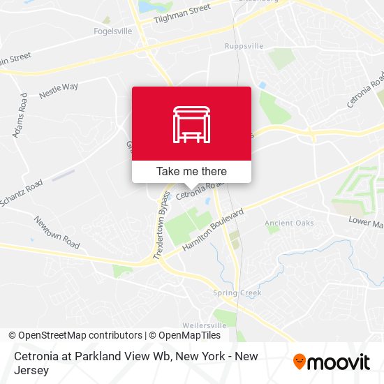 Cetronia at Parkland View Wb map