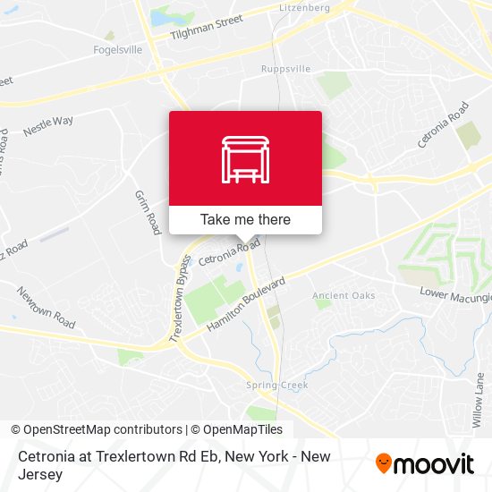 Cetronia at Trexlertown Rd Eb map