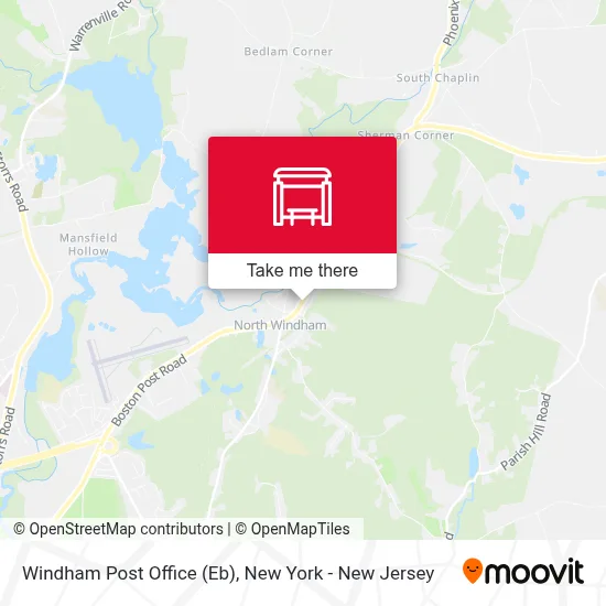Windham Post Office (Eb) map