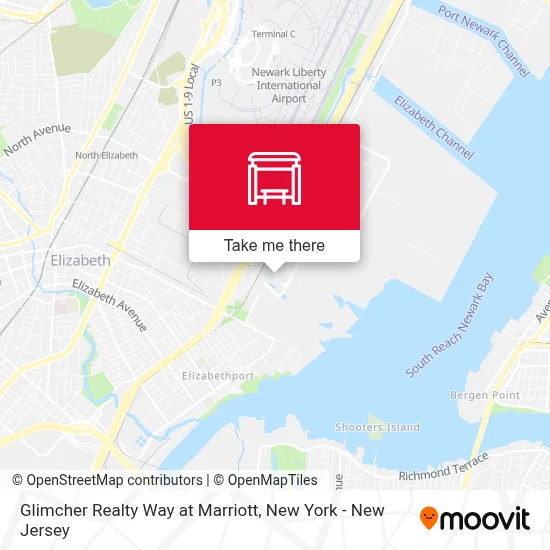 Glimcher Realty Way at Marriott map