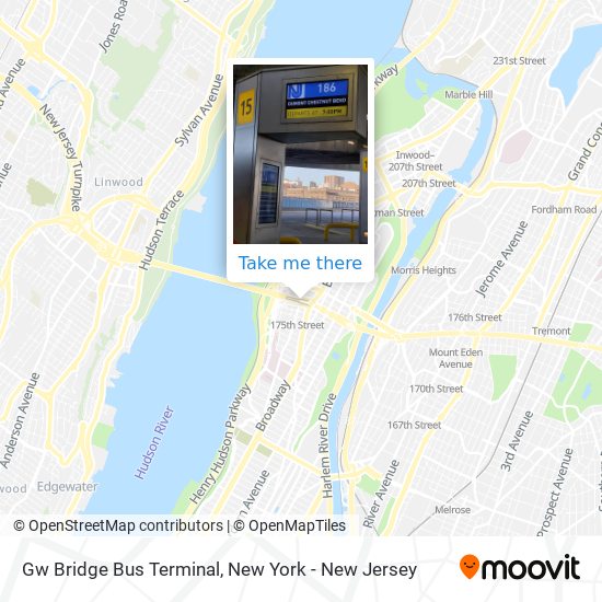 Gw Bridge Bus Terminal map