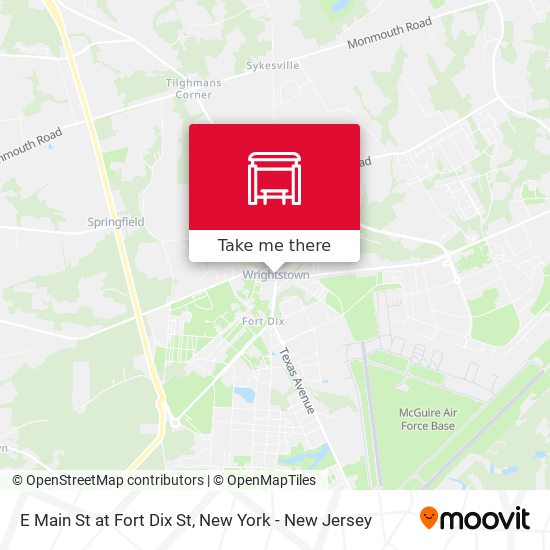 Mapa de E Main St at Fort Dix St