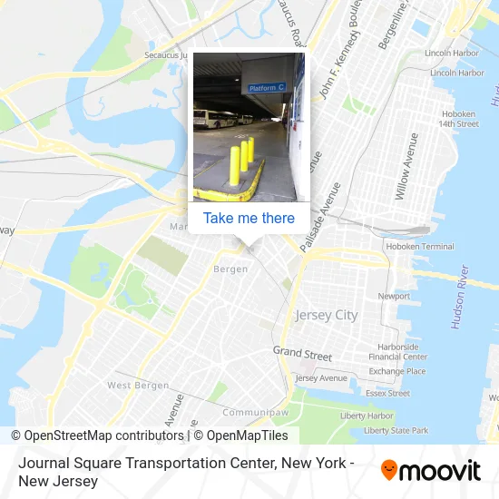 Journal Square Transportation Center map