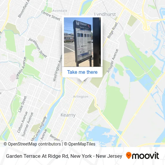 Garden Terrace At Ridge Rd map