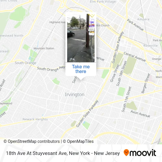 18th Ave At Stuyvesant Ave map