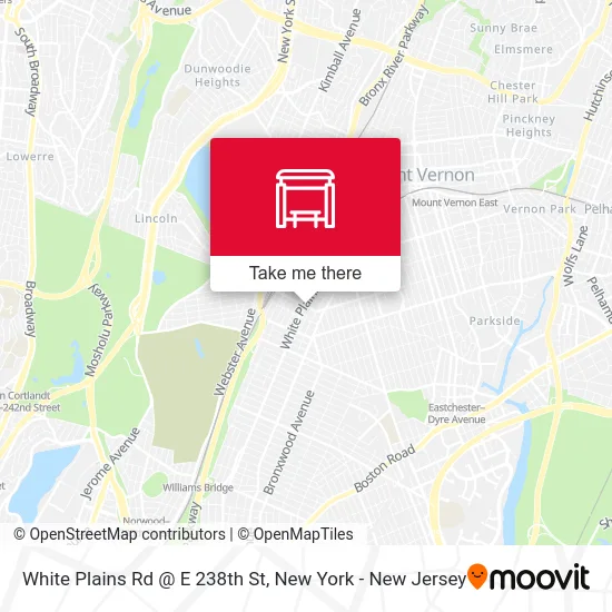 White Plains Rd @ E 238th St map