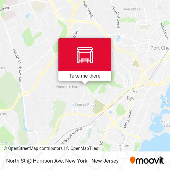 North St @ Harrison Ave map