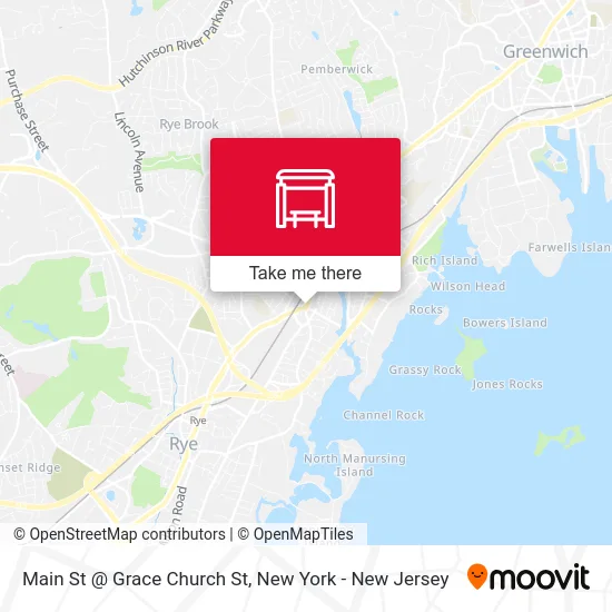 Main St @ Grace Church St map