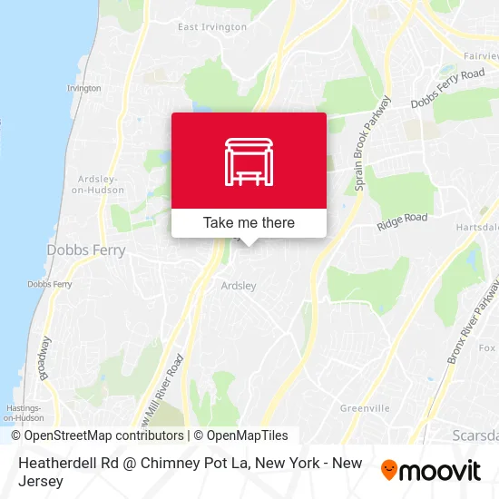 Heatherdell Rd @ Chimney Pot La map