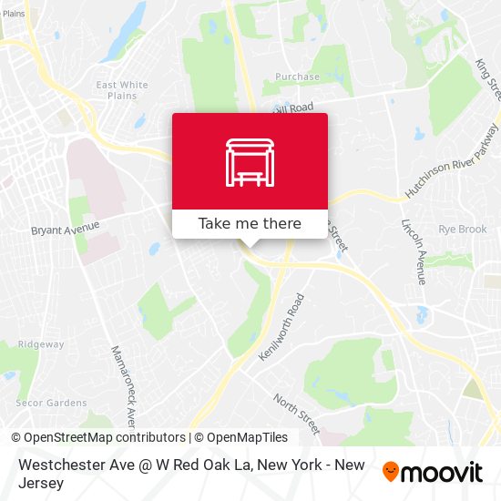 Mapa de Westchester Ave @ W Red Oak La