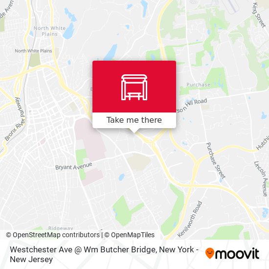 Westchester Ave @ Wm Butcher Bridge map
