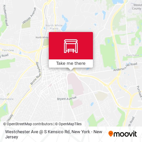 Westchester Ave @ S Kensico Rd map
